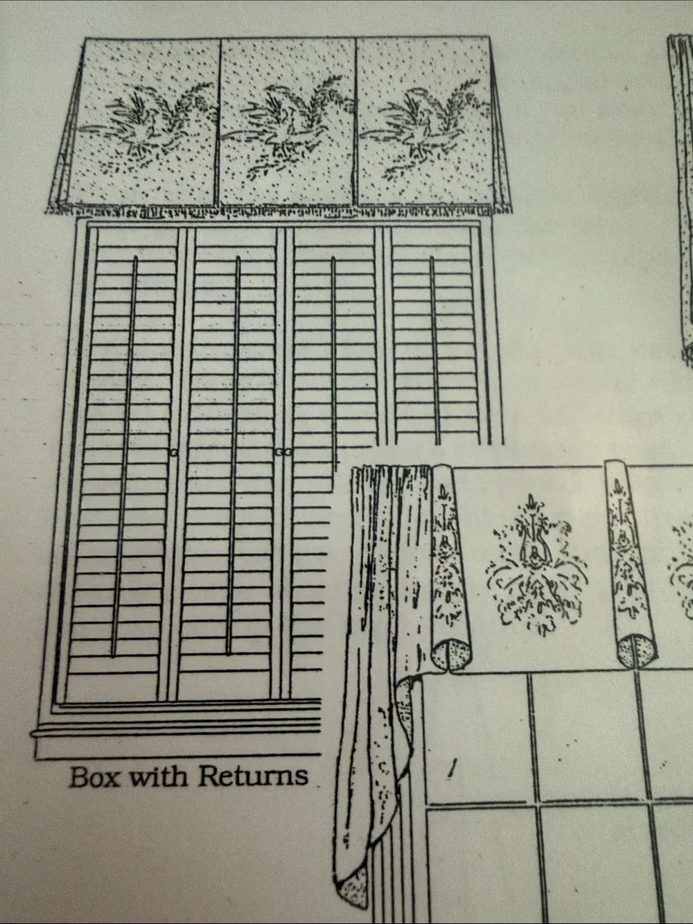 M'Fay Patterns Inverted Box Pleat & Charleston Valance - 9263 Uncut